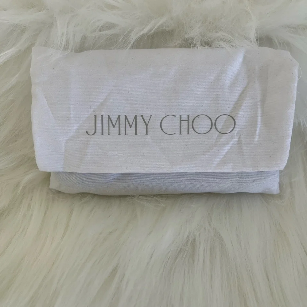 Jimmy Choo Regina Zip-around Card Wallet Dust Bag BNWOT Cobalt